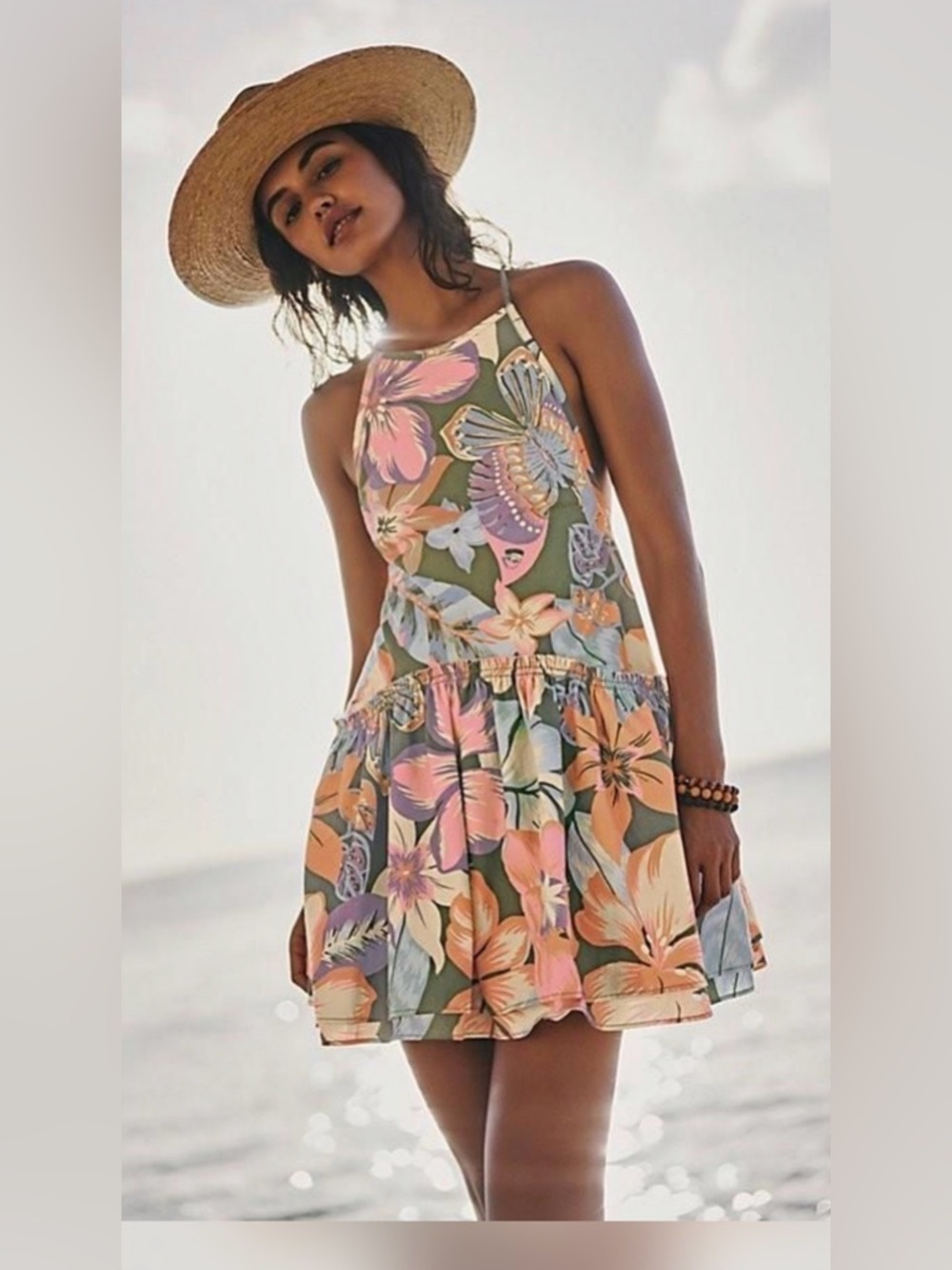 Free People Deserted Island Mini Dress, size Small NWT